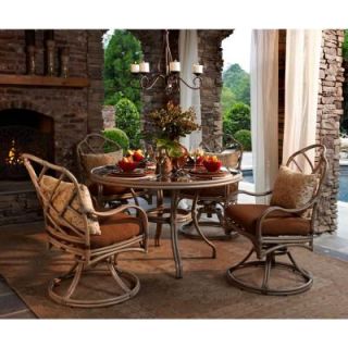 Thomasville Crystal Bay 5 Piece Swivel Patio Dining Set DISCONTINUED 5001499 0506102