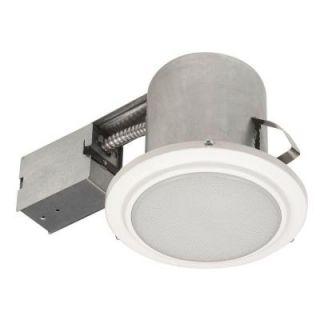 Globe Electric 5 in. White Recessed Shower Light Fixture 90036