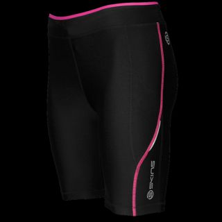 SKINS A200 Compression Shorts   Womens   Running   Clothing   Black/Pink