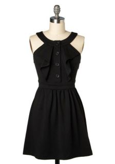 BB Dakota Black T ruffle Dress  Mod Retro Vintage Dresses