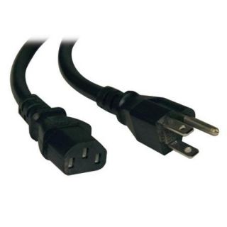 Tripp Lite P006 001 1ft Power Cord Adapter 18awg Cabl 10a 125v 5 15p To C13 1