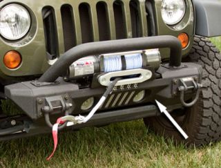 2007 2016 Jeep Wrangler Front Bumpers   Rugged Ridge 11541.01   Rugged Ridge Aluminum XHD Front Bumper System