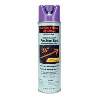 Rust Oleum Industrial Choice 17 oz. Florescent Purple Inverted Marking Spray Paint (12 Pack) 1669838