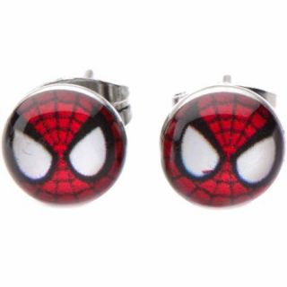 Officially Licensed Marvel Body Jewelry Surgical Steel Stud earrings with Spider Man Design