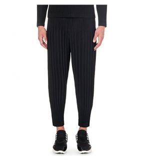 HOMME PLISSE ISSEY MIYAKE   Pleated regular fit trousers