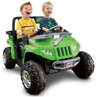 Fisher Price Power Wheels Arctic Cat ATV Battery Powered Riding Toy   Green