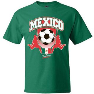 Mexico Soccer Green T Shirt