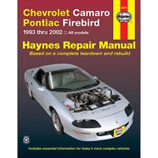 Haynes Chevrolet Camaro/Firebird '93 '02 Repair Manual 24017