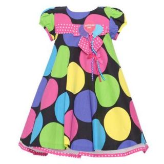 Allison Ann Baby Girls Multi Color Polka Dot Birthday Balloon Party Dress 18M