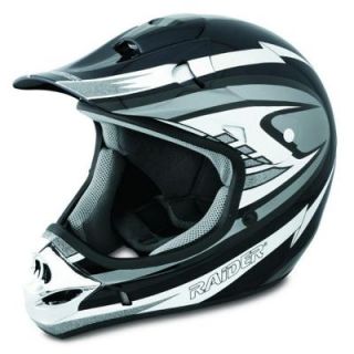 Raider 2X Large Adult Silver MX 3 Helmet 24 277