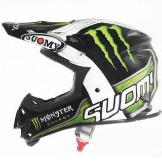 Suomy MX Jump Monster Energy Helmet Black/White/Green MD