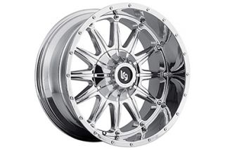 LRG Rims 10329039618   6 x 135mm Single Bolt Pattern Chrome 20" x 9" LRG103 Chrome Finish Wheels   Alloy Wheels & Rims