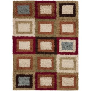 Meticulously Woven Contemporary Cartagena Multi Colored Geometric Shag