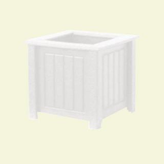 Eagle One North Hampton 12 in. x 12 in. White Recycled Plastic Commercial Grade Planter Box C49512W