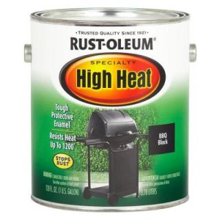 Rust Oleum Specialty 1 gal. Bar B Que Black High Heat Enamel (Case of 2) 233967