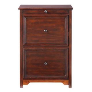 Home Decorators Collection Oxford 2 Drawer Wood File Cabinet with Pull Out Shelf in Chestnut 8764500970