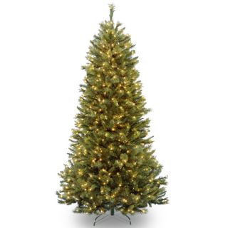 foot Rocky Ridge Slim Pine Tree with Clear Lights   16789098