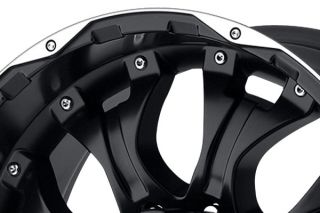 Moto Metal MO95981055712N   5 x 5.5" Bolt Pattern Black 18" x 10" MO959 Matte Black Machined Wheels   Alloy Wheels & Rims