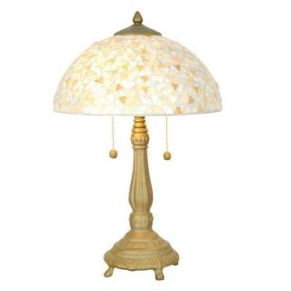 Dale Tiffany 2 Light Clear Mosaic Table Lamp DISCONTINUED TT11264