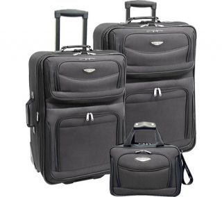 Travelers Choice Amsterdam 3 Piece Collection   Gray