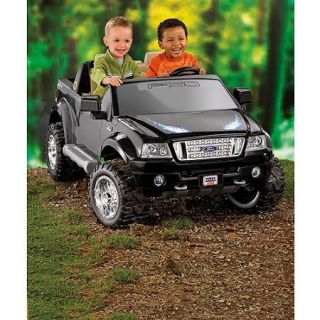 Fisher Price Power Wheels Black Ford F150 12 Volt Battery Powered Ride On