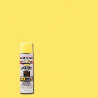 Rust Oleum Professional 15 oz. 2X High Visibility Yellow Marking Spray Paint (6 Pack) 266577