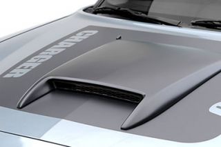 2006 2010 Dodge Charger Hoods   3D Carbon 691301   3D Carbon Hood Scoops