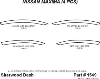 2004, 2005, 2006 Nissan Maxima Wood Dash Kits   Sherwood Innovations 1549 N50   Sherwood Innovations Dash Kits