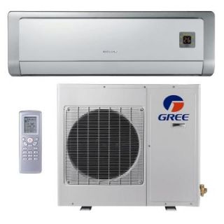 GREE Premium Efficiency 12,000 BTU Ductless Mini Split Air Conditioner with Heat   208/230V/60Hz GWH12ABD3DNA2D