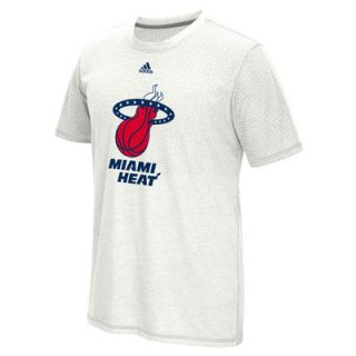 Miami Heat adidas Hoops For Troops climacool Aeroknit T Shirt   White