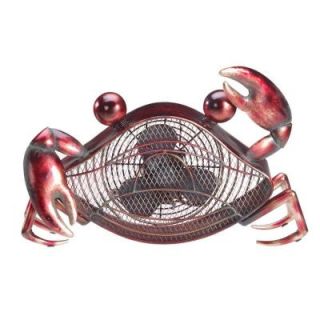 Deco Breeze 7 in. Figurine Fan Crab DBF0255