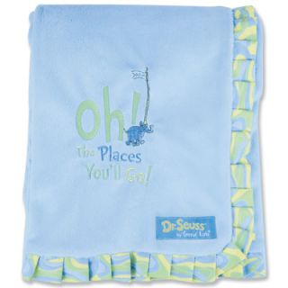 Trend Lab Dr. Seuss Oh The Places Youll Go Receiving Blanket with