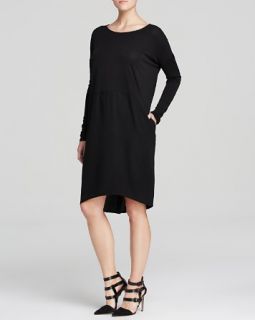 Eileen Fisher Petites Asymmetric Silk Dress