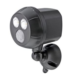 Mr Beams Outdoor Brown Weatherproof Wireless Battery Powered LED Ultra Bright Spot Light with Motion Sensor MB390