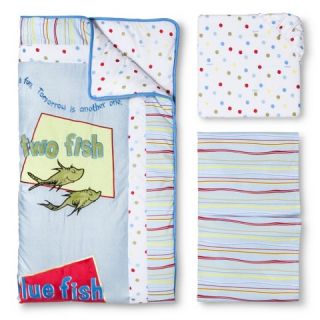 Dr. Seuss by Trend Lab 3pc Crib Bedding Set – One Fish, Two Fish