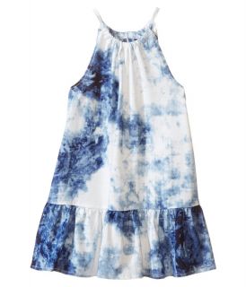 Polo Ralph Lauren Kids Tie Dye Dress (Toddler) Blue/White Multi