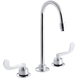 Kohler Triton Widespread Commercial Bathroom Sink Faucet with Flexible
