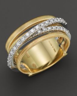 Marco Bicego 18K Yellow Gold Goa Five Row Ring with Diamonds