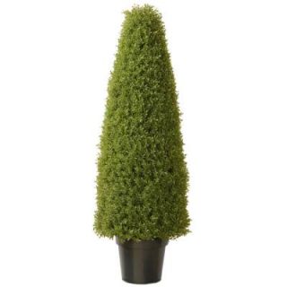National Tree Company 48 in. Artificial Boxwood Tree with Dark Green Growers Pot LBX4 48