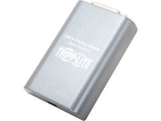 Tripp Lite USB 2.0 to DVI/VGA Dual/Multi Monitor External Video Graphics Card Adapter, 128 MB SDRAM, 1080p @ 60hz (U244 001 R)