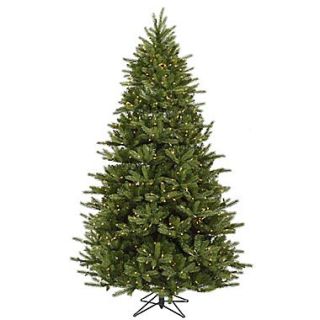 Vickerman 7.5 x 53 Med Majestic Frasier Fir Tree w/2295 PVC Tips & 950 Dura Lit Clear Light, Green
