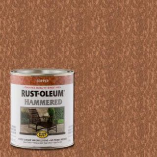 Rust Oleum Stops Rust 1 qt. Copper Hammered Rust Preventive Paint (Case of 2) 239074