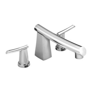 Green Tea Double Handle Deck Mount Tub Only Faucet