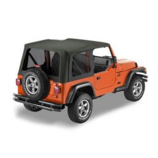 Bestop   Bestop Sailcloth Replace A Top Soft Top (Black Diamond), Replacement Top, 79140 35   Fits 2004 to 2006 LJ Wrangler Unlimited and Rubicon Unlimited