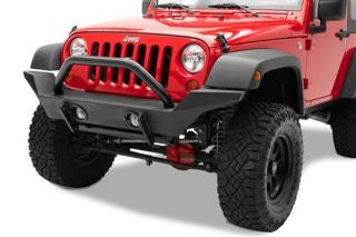 Bestop   Bestop Black Steel HighRock 4x4 Tubular Grille Guard   44915 01   Fits 2007 to 2016 Wrangler, Rubicon and Unlimited