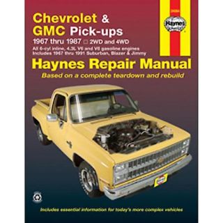 Haynes Chevrolet/GMC Pickups '67 '91 Repair Manual 24064
