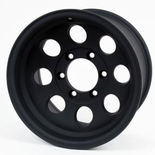 Pro Comp Alloy Wheels   Series 7069, 17x9 with 6 on 5.5 Bolt Pattern   Flat Black Machined