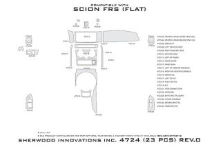 2013 Scion FR S Wood Dash Kits   Sherwood Innovations 4724 EN   Sherwood Innovations Dash Kits