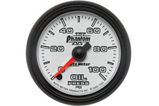 AutoMeter 7553   Range 0   100 PSI, full sweep/electric Oil Pressure   2 1/16" Pressure   Gauges