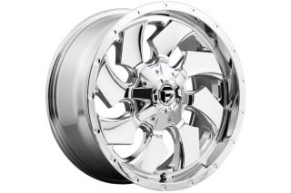 Fuel D57318901757   8 x 170mm Single Bolt Pattern Chrome 18" x 9" Cleaver Wheels   Alloy Wheels & Rims